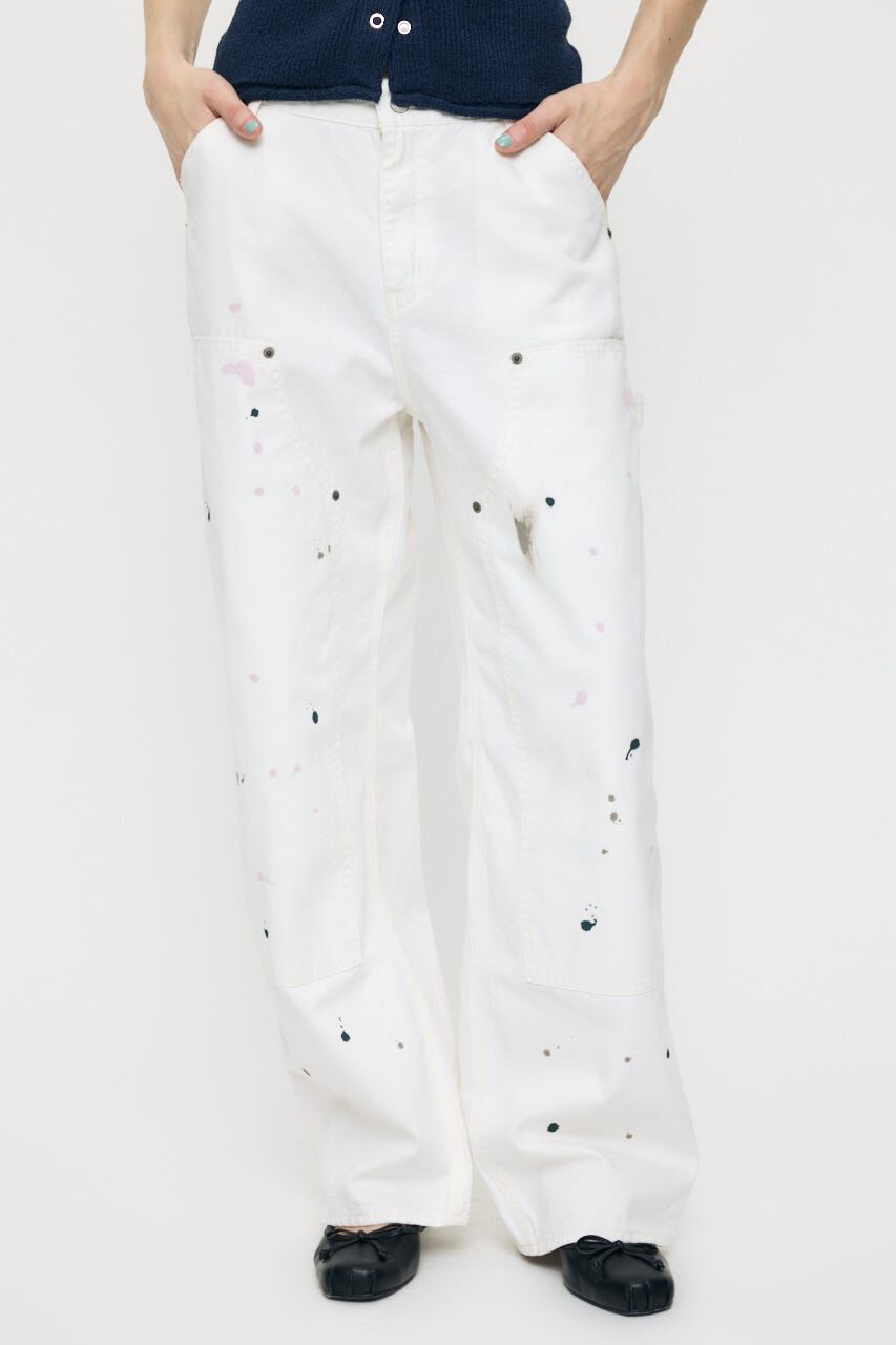 MOUSSY「MID RISE PAINTER ストレート」|デニム|