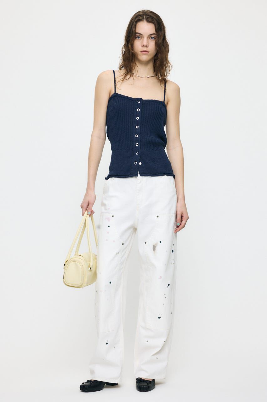 MOUSSY「MID RISE PAINTER ストレート」|デニム|