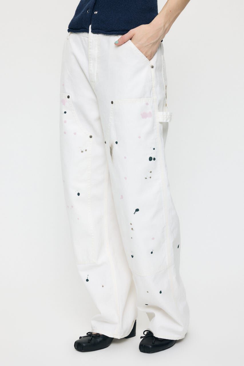 MOUSSY「MID RISE PAINTER ストレート」|デニム|