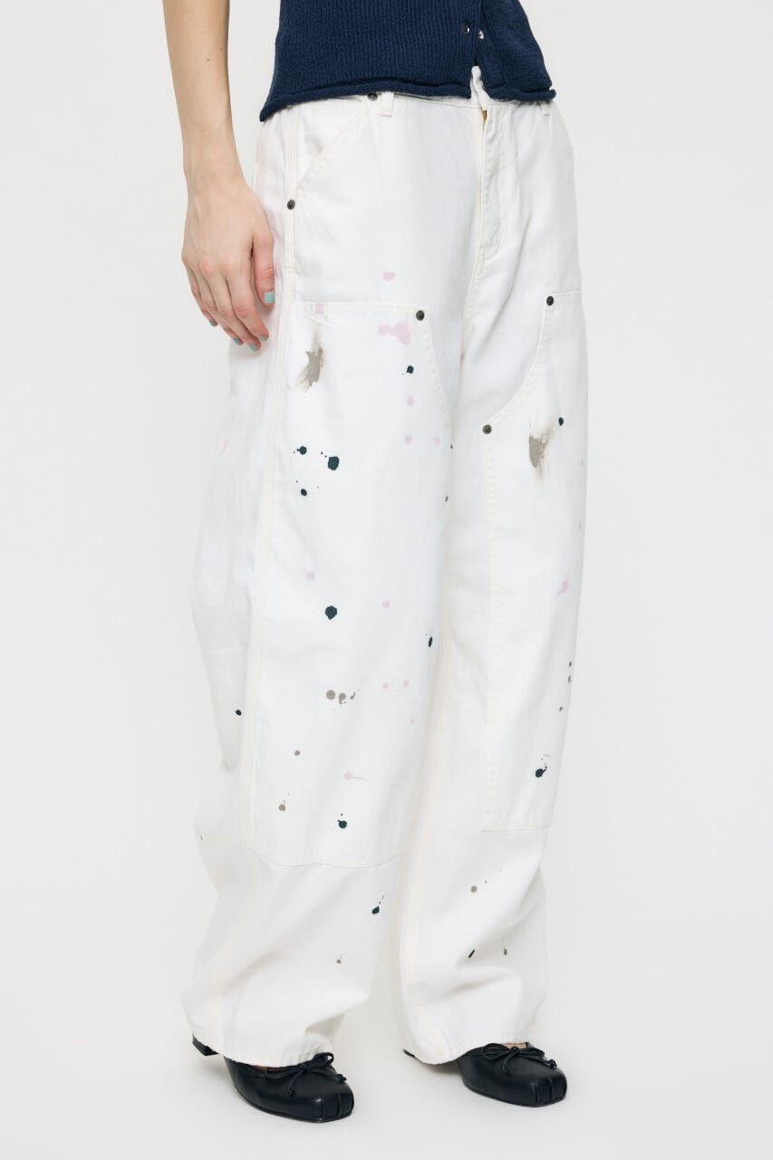 MOUSSY「MID RISE PAINTER ストレート」|デニム|