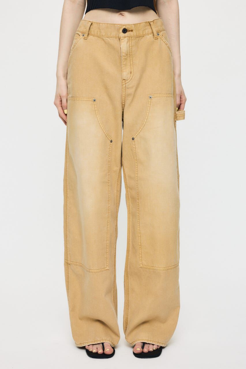 MOUSSY「MID RISE PAINTER ストレート」|デニム|
