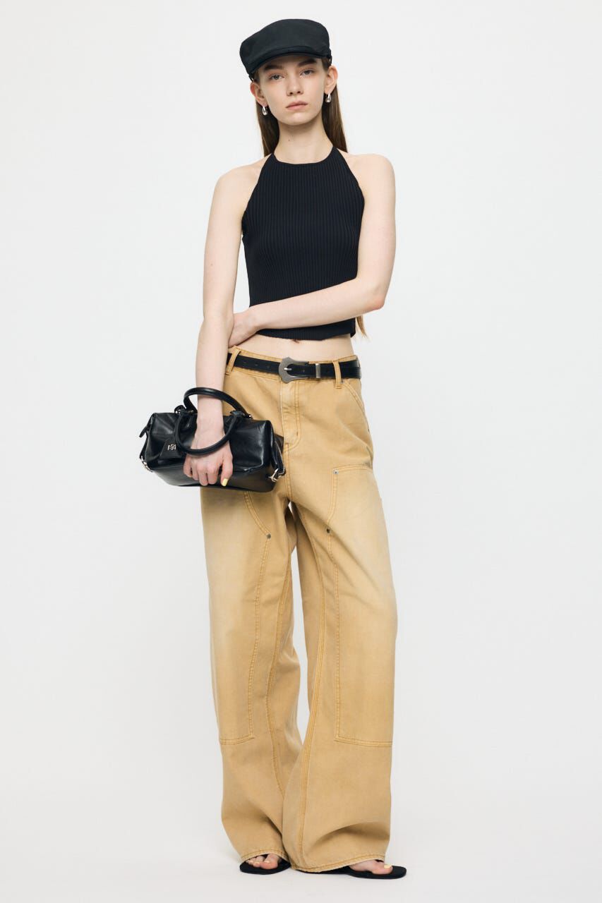 MOUSSY「MID RISE PAINTER ストレート」|デニム|