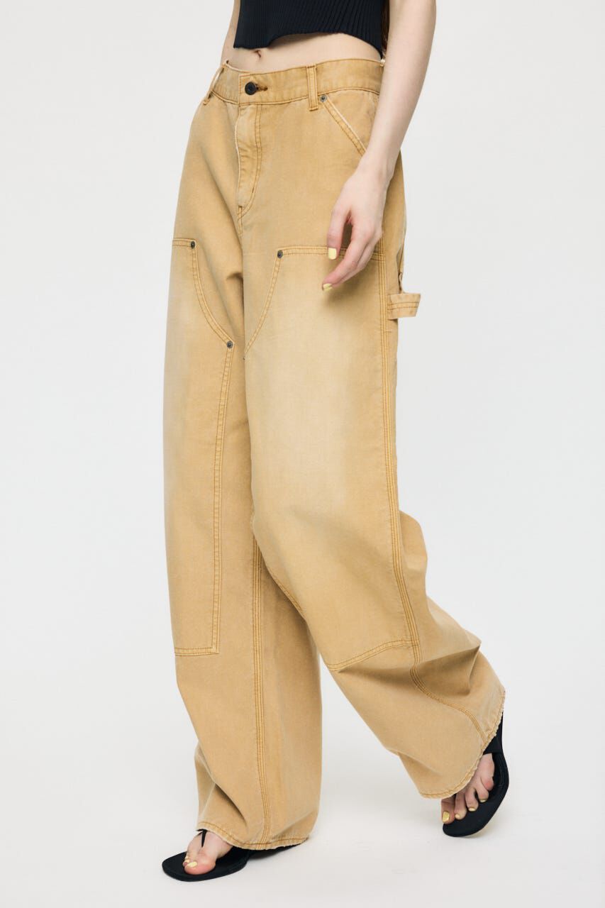 MOUSSY「MID RISE PAINTER ストレート」|デニム|