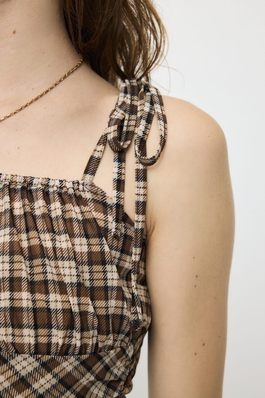 MOUSSY「ASYMMETRY GATHER トップス」|タンクトップ|