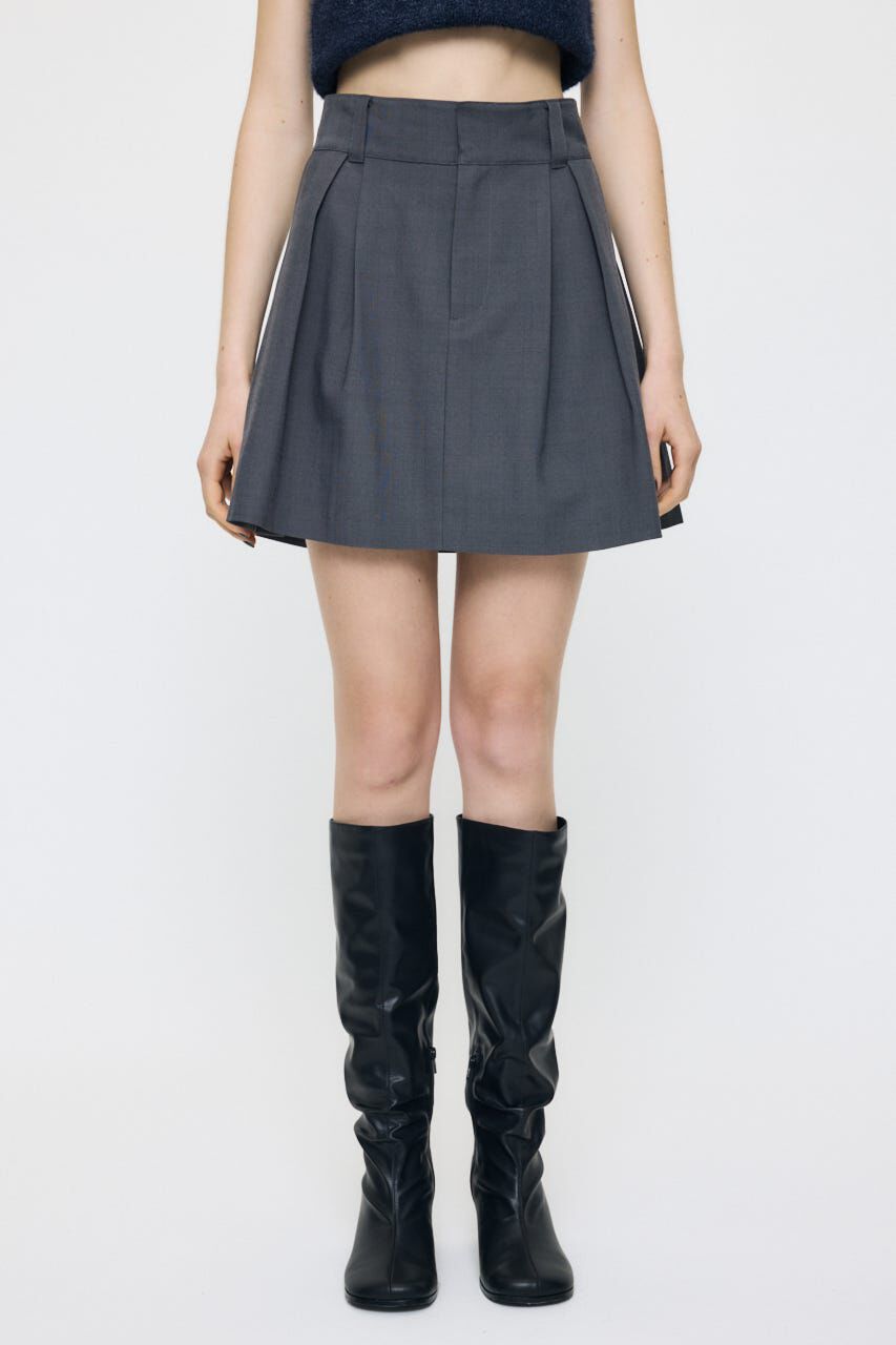 MOUSSY「FLARE TUCKED MINI スカート」|スカート|