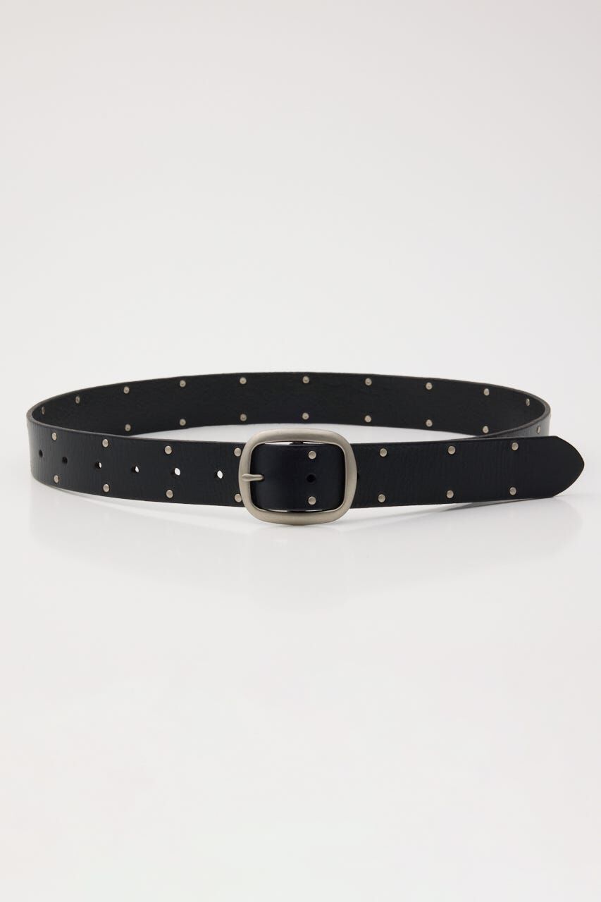 MOUSSY「DOUBLE STUDS LEATHER ベルト」|ベルト|