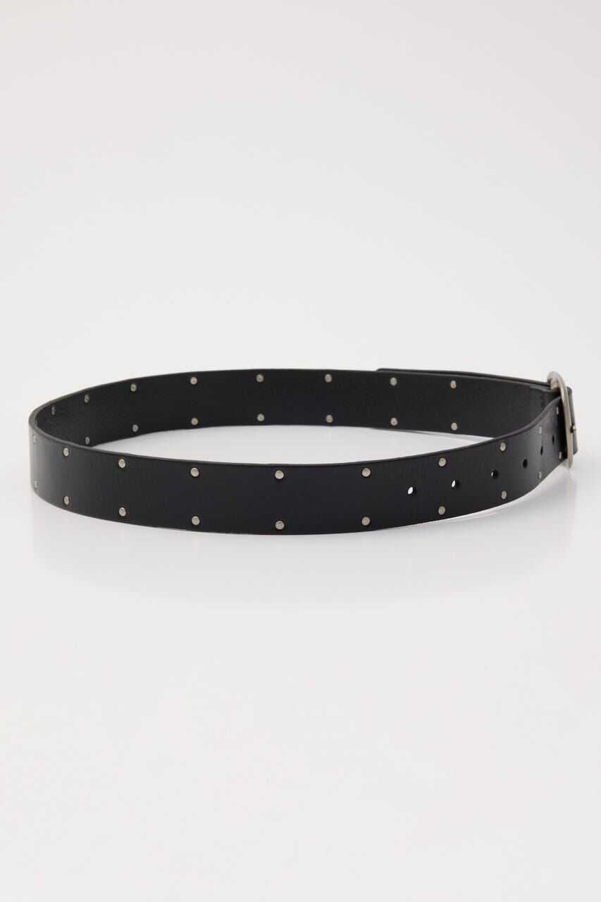 MOUSSY「DOUBLE STUDS LEATHER ベルト」|ベルト|