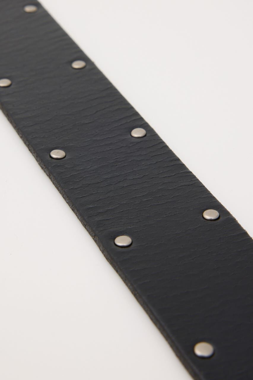 MOUSSY「DOUBLE STUDS LEATHER ベルト」|ベルト|
