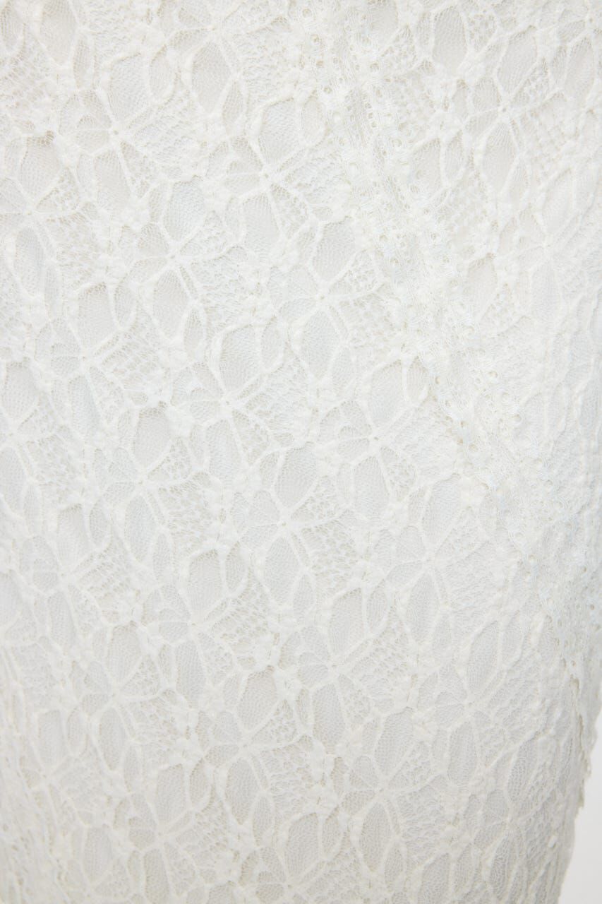 MOUSSY「SHEER LACE LONG スカート」|スカート|
