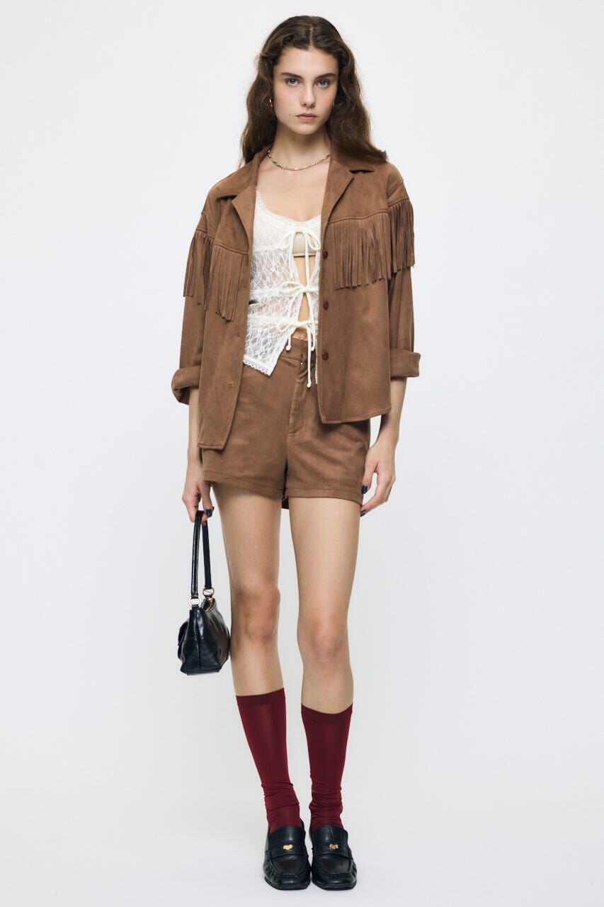 MOUSSY「F/SUEDE MIDRISE ショーツ」|その他|