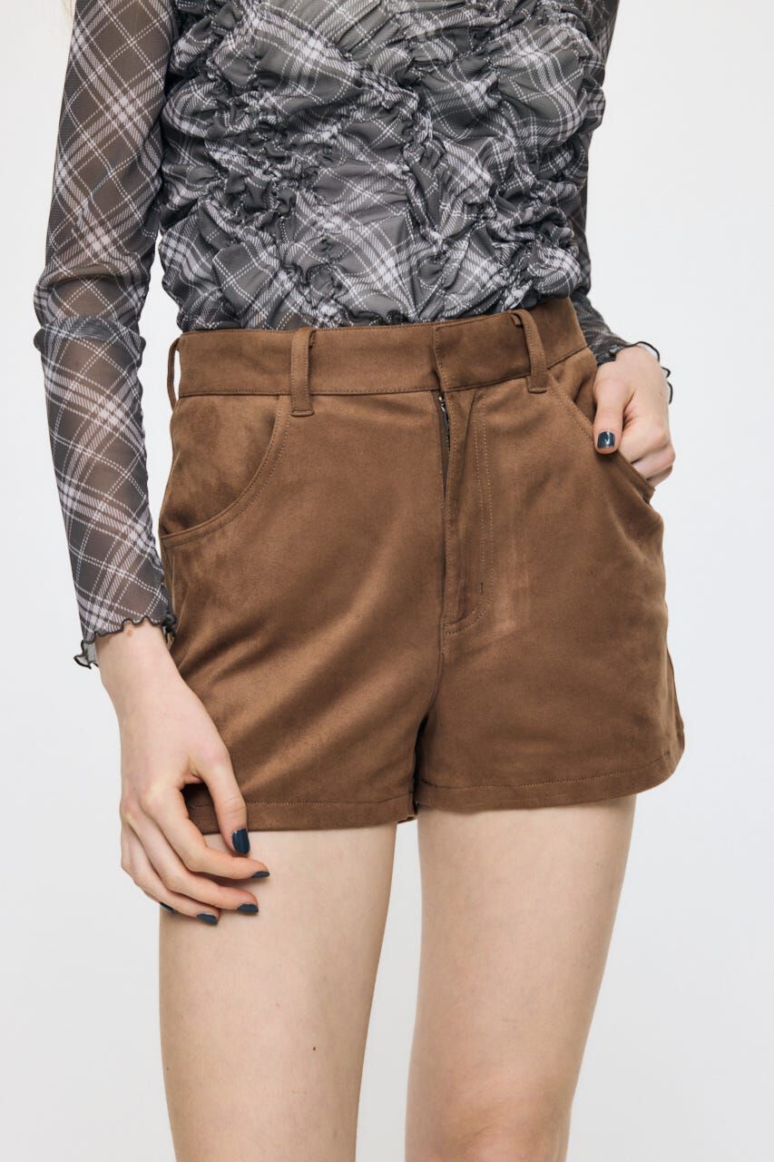 MOUSSY「F/SUEDE MIDRISE ショーツ」|その他|