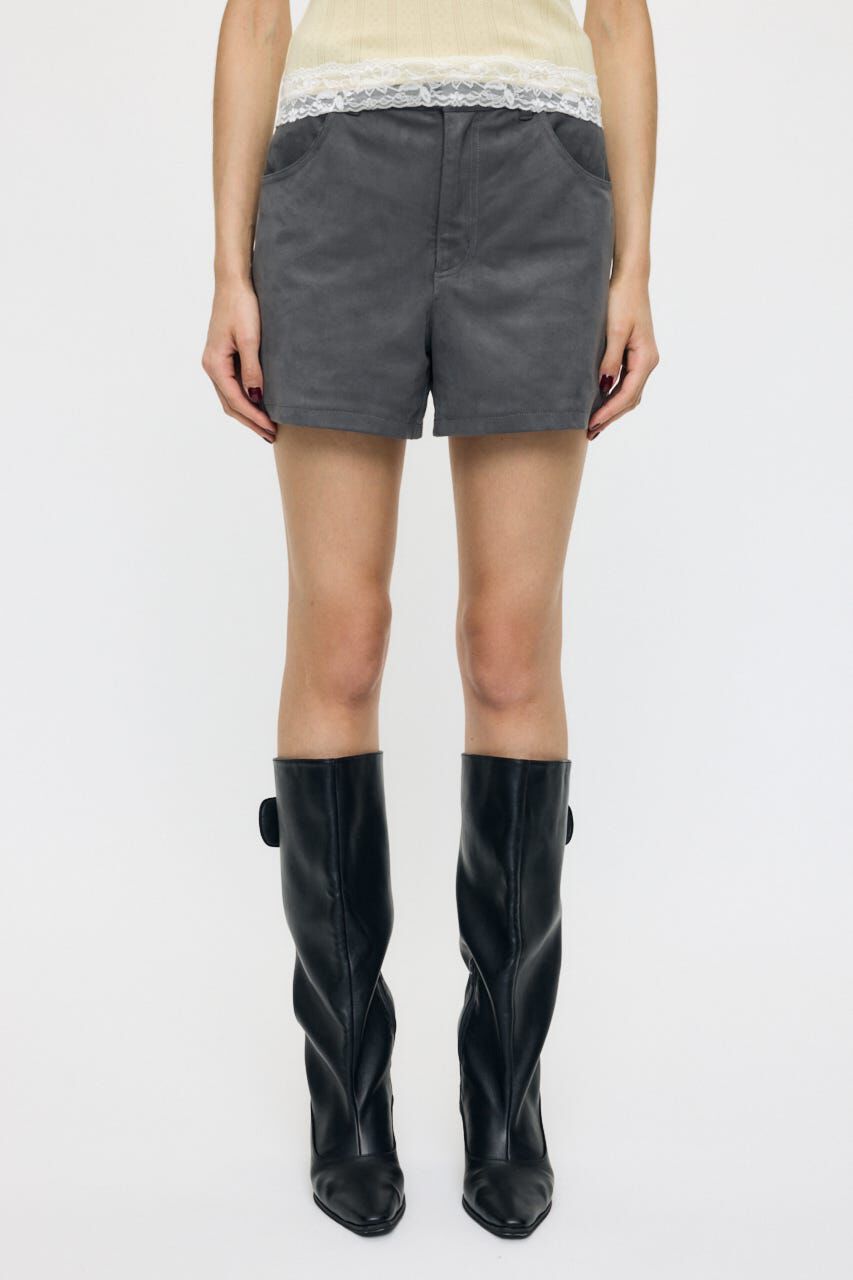 MOUSSY「F/SUEDE MIDRISE ショーツ」|その他|