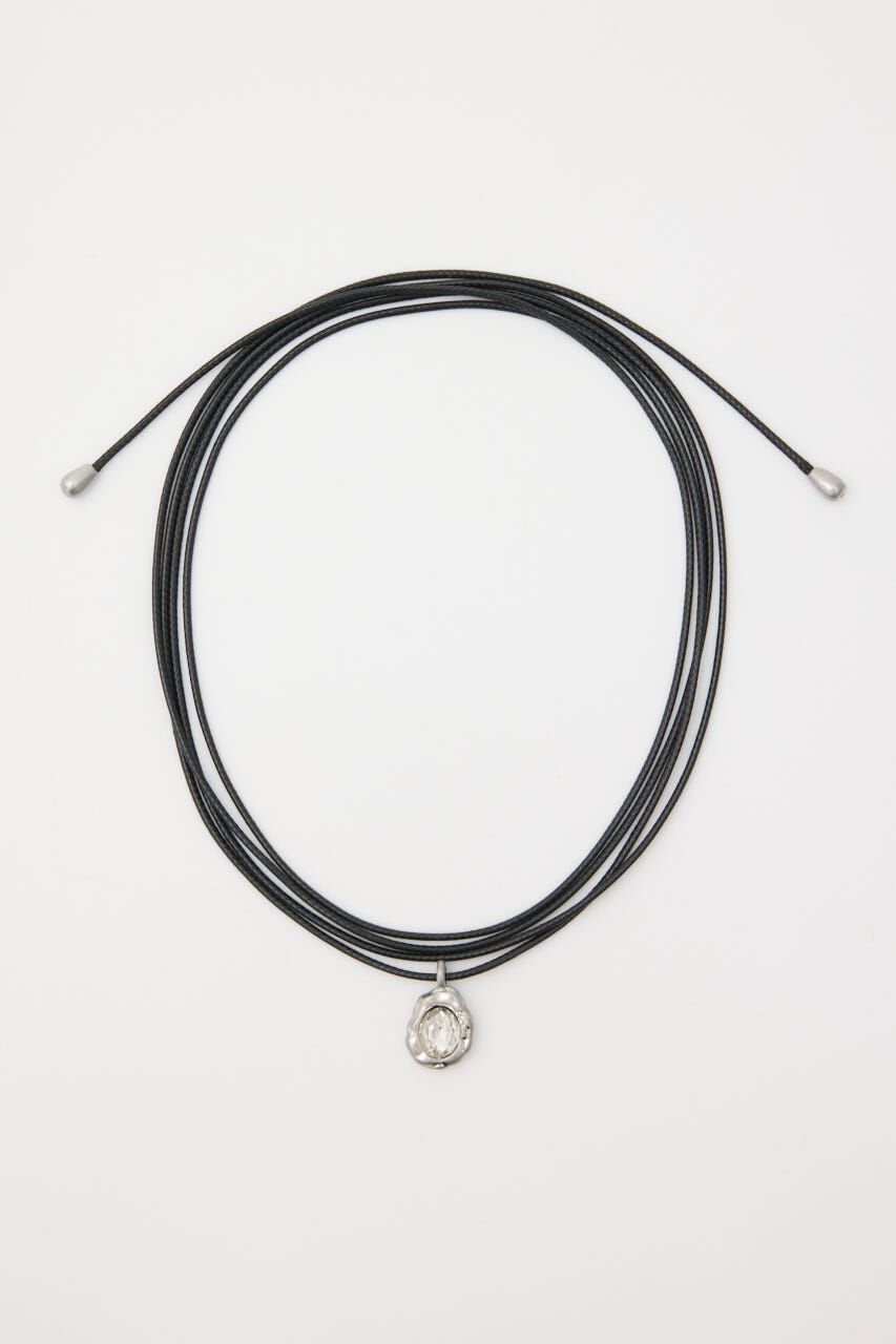 MOUSSY「STONE PENDANT CORD ネックレス」|ネックレス|