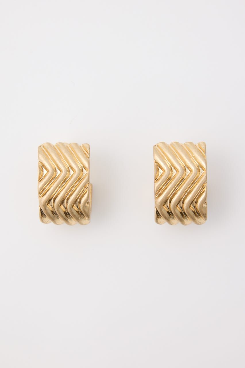 MOUSSY「WAVY RING イヤリング」|ピアス|