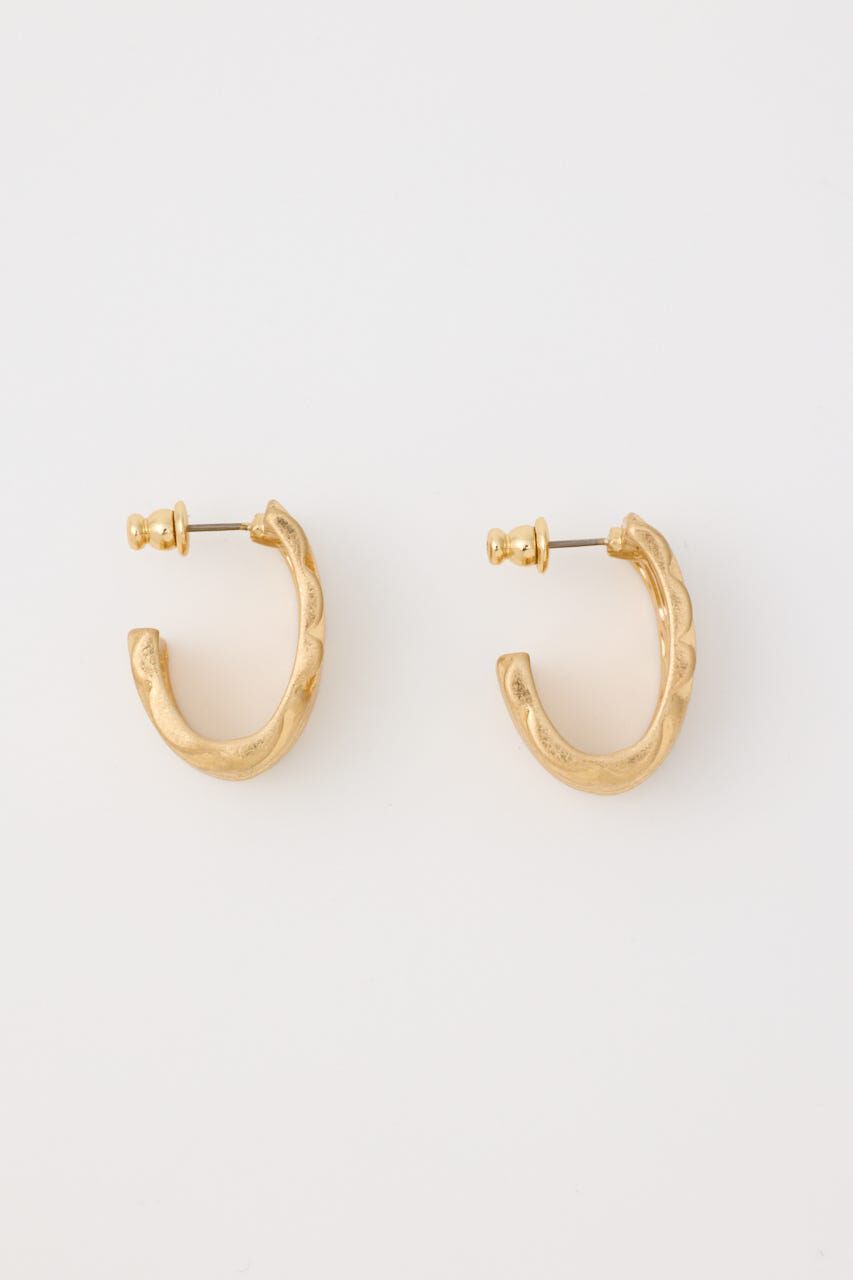 MOUSSY「WAVY RING イヤリング」|ピアス|