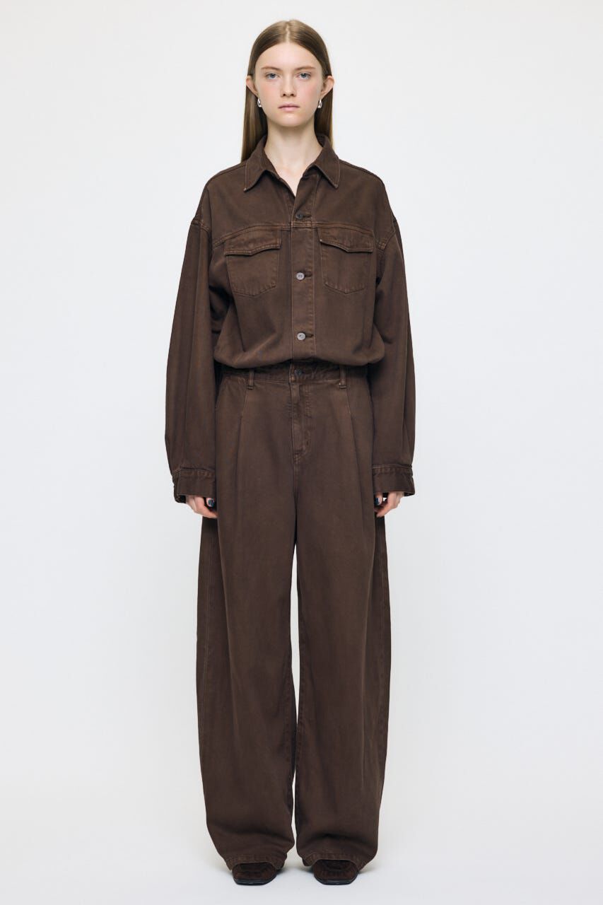 MOUSSY「TUCKED DENIM ジャンプスーツ」|その他|