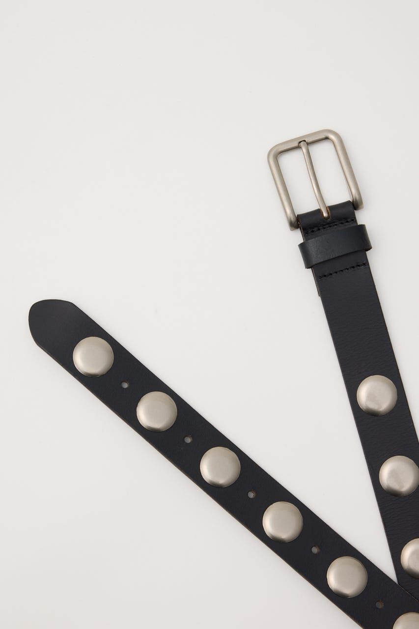 MOUSSY「STUDS LEATHER ベルト」|ベルト|