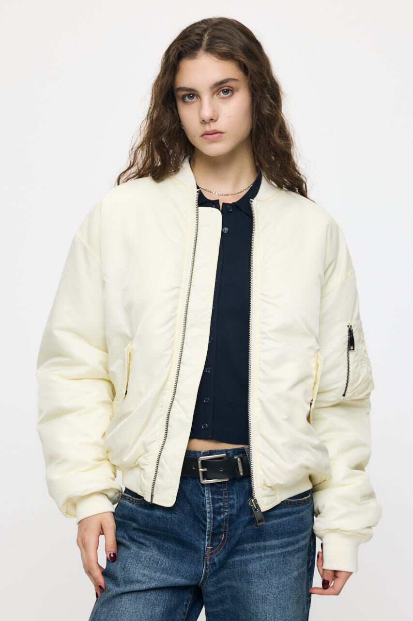 MOUSSY「GATHER NYLON MA-1」|ブルゾン・スタジャン|IVOY3