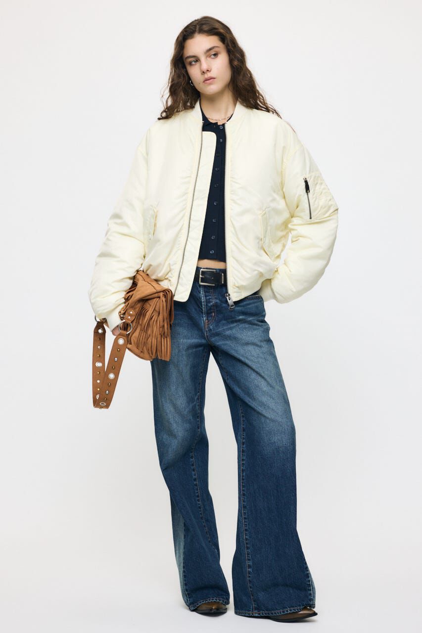 MOUSSY「GATHER NYLON MA-1」|ブルゾン・スタジャン|