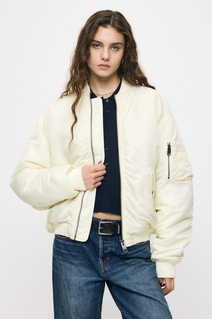 MOUSSY「GATHER NYLON MA-1」|ブルゾン・スタジャン|
