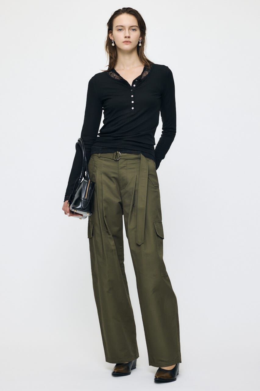 MOUSSY「ES HENRY NECK トップス」|Tシャツ・カットソー|
