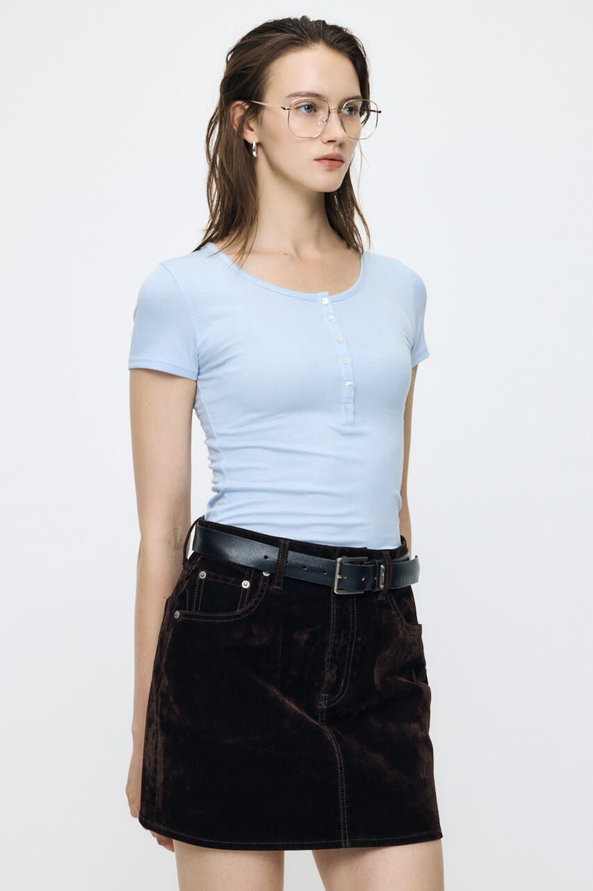 MOUSSY「ES HALF SLEEVE トップス」|Tシャツ・カットソー|
