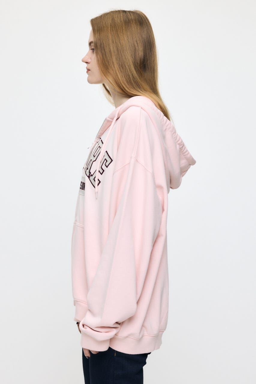 MOUSSY「UNIV PATCHED ZIP フーディ」|パーカー|