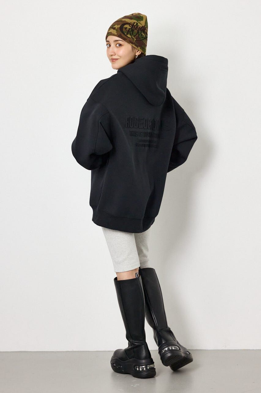 RODEO CROWNS「エンボス W-ZIP ビッグ パーカー」|パーカー|