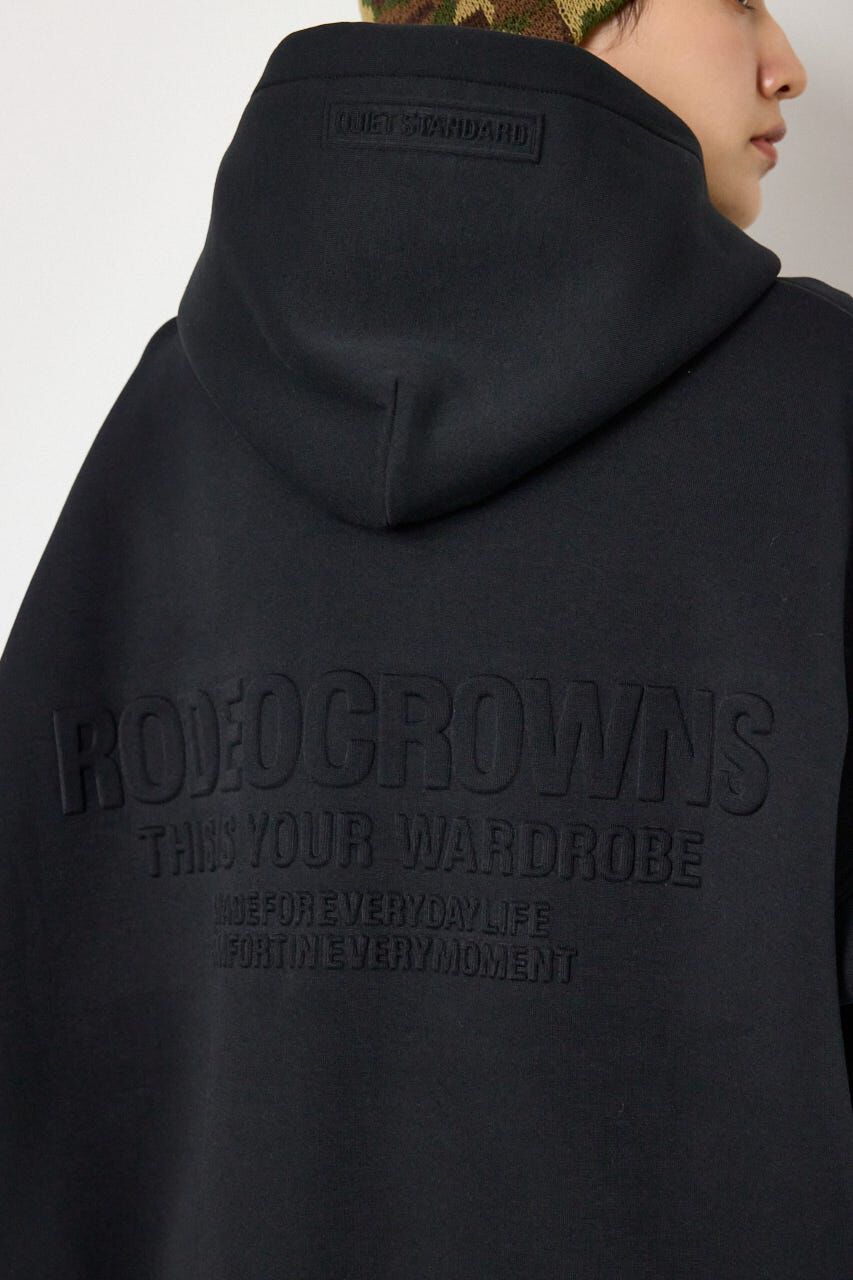 RODEO CROWNS「エンボス W-ZIP ビッグ パーカー」|パーカー|