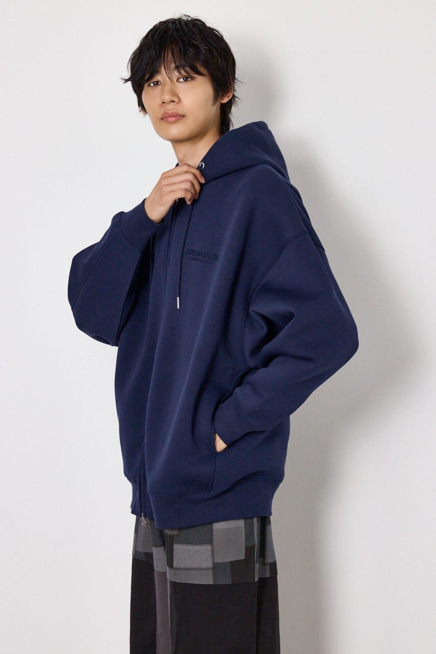 RODEO CROWNS「エンボス W-ZIP ビッグ パーカー」|パーカー|