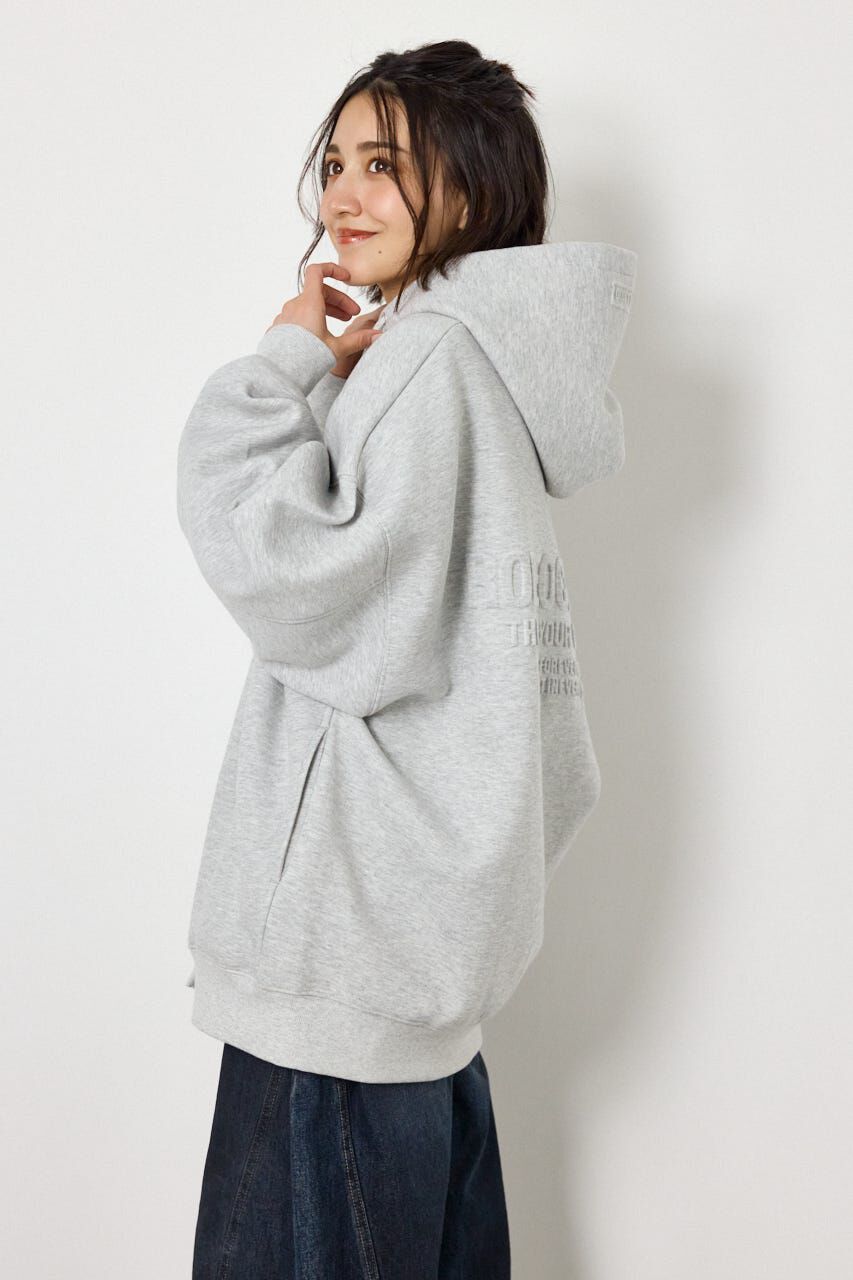RODEO CROWNS「エンボス W-ZIP ビッグ パーカー」|パーカー|
