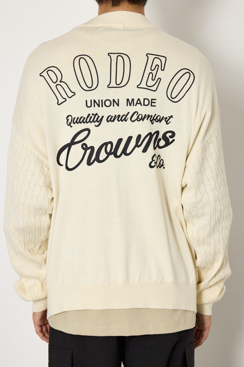 RODEO CROWNS「細ケーブルニットカーディガン」|カーディガン|