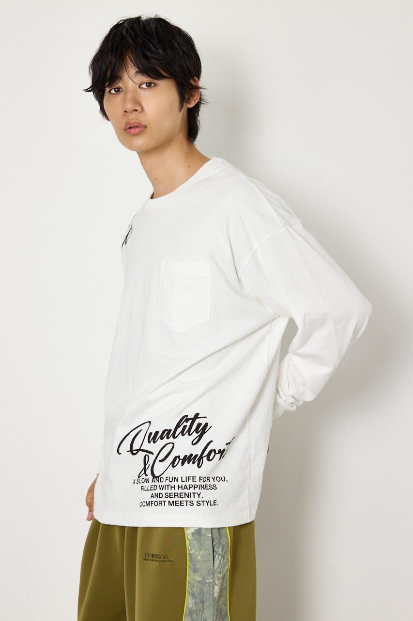 RODEO CROWNS「ショルダーロゴ長袖Tシャツ」|Tシャツ・カットソー|