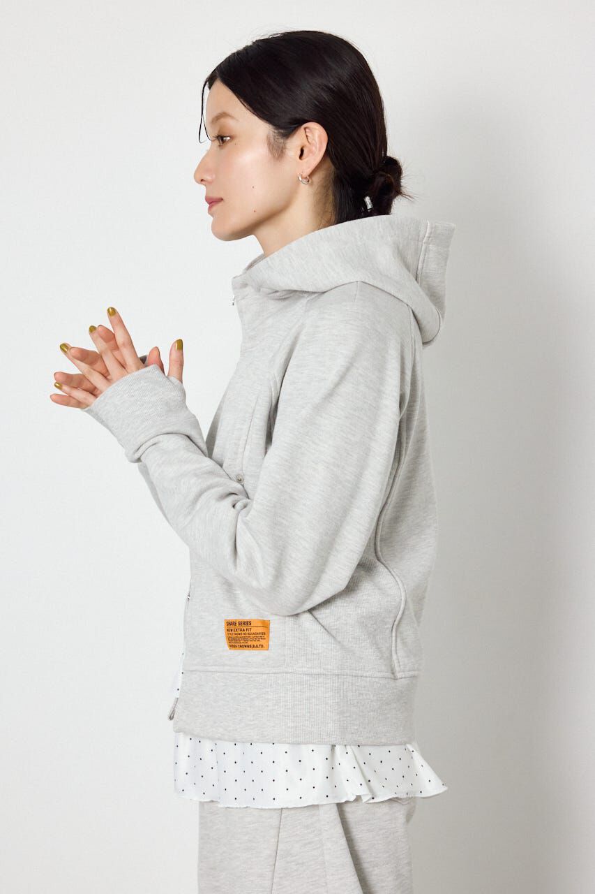 RODEO CROWNS「(UNISEX)SHARE スタンドネックジップパーカー」|パーカー|