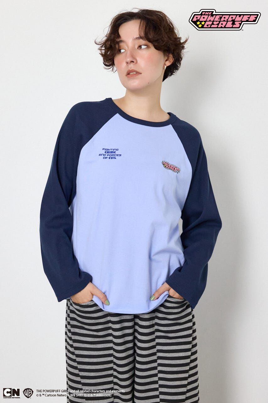 RODEO CROWNS「(パワーパフ ガールズ)ラグランロングスリーブTシャツ」|Tシャツ・カットソー|