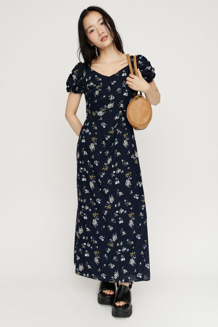 SLY「VINTAGE FLOWER ロングワンピース」|ワンピース|