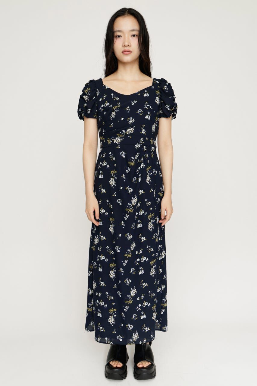 SLY「VINTAGE FLOWER ロングワンピース」|ワンピース|