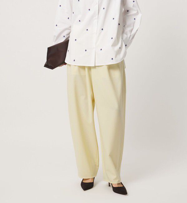 UNITED ARROWS「T/W バレルパンツ」|その他|YELLOW