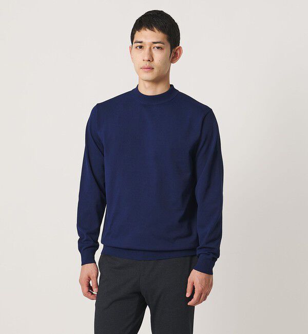 UNITED ARROWS「モックネック ニット UA COZY ウォッシャブル」|ニット・セーター|