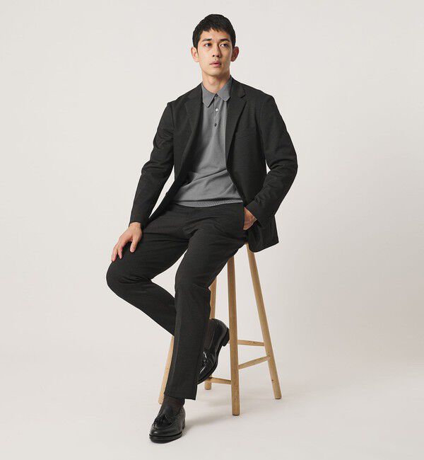 UNITED ARROWS「ニット ポロシャツ UA COZY ウォッシャブル」|ニット・セーター|