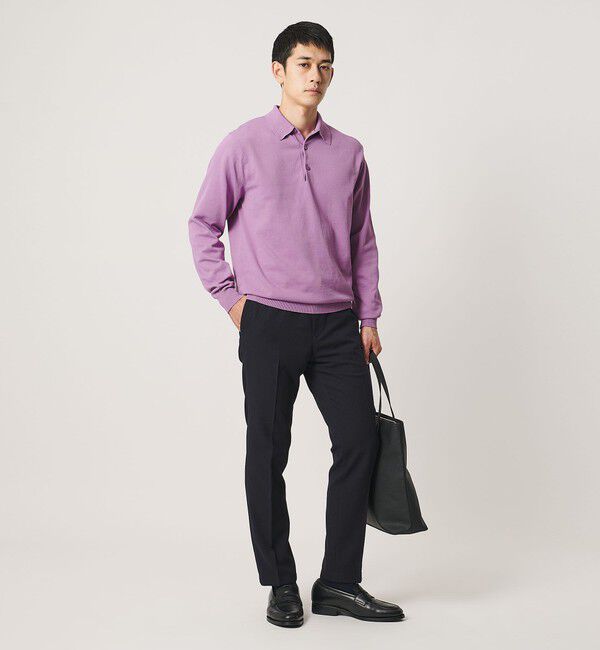 UNITED ARROWS「ニット ポロシャツ UA COZY ウォッシャブル」|ニット・セーター|