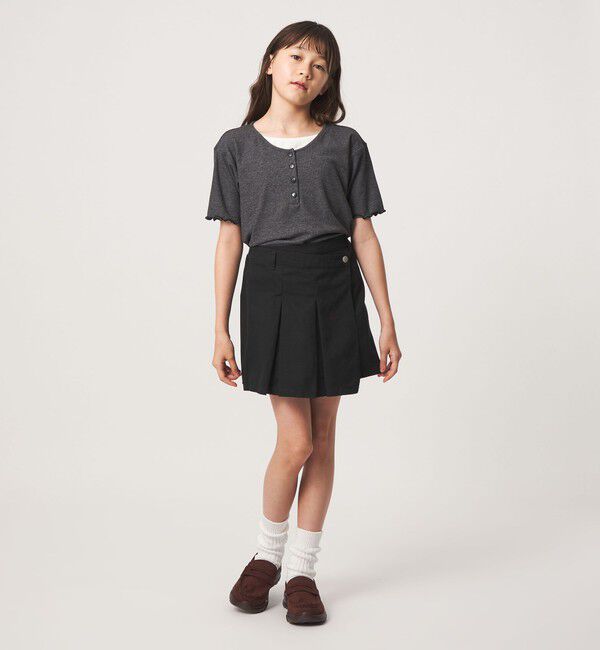 UNITED ARROWS green label relaxing「ツイル アシメ キュロット / キッズ 100cm-160cm」|スカート|