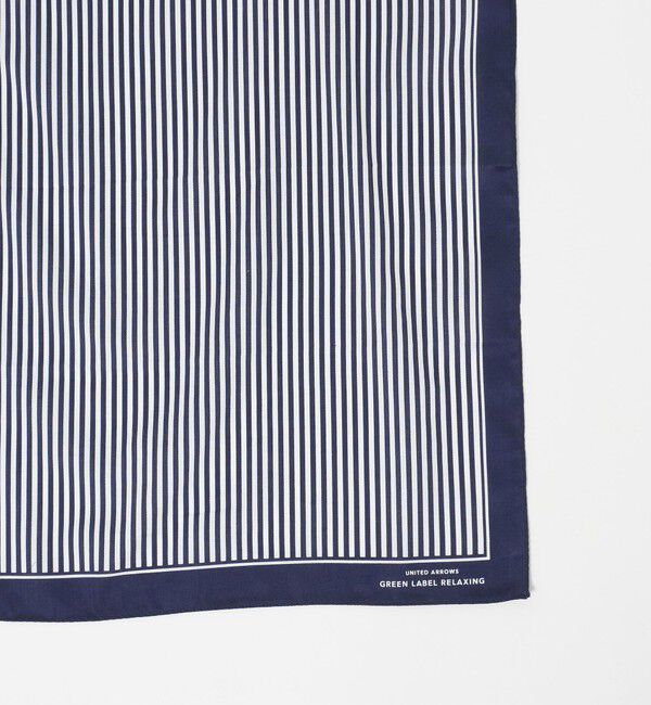 UNITED ARROWS green label relaxing「GLR サテン ストライプ ハンカチ」|ハンカチ|