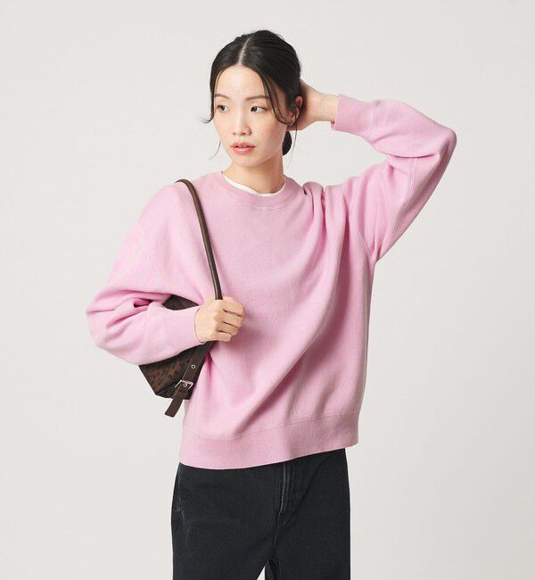 BEAUTY&YOUTH UNITED ARROWS「コットンウール スムース クルーネック プルオーバー ウォッシャブル」|ニット・セーター|