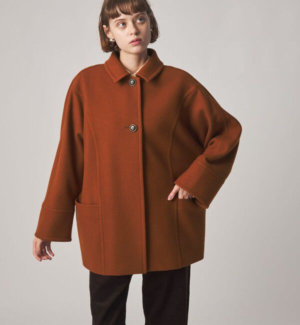 STEVEN ALAN「＜Steven Alan＞ウール ショート コート」|ステンカラーコート|