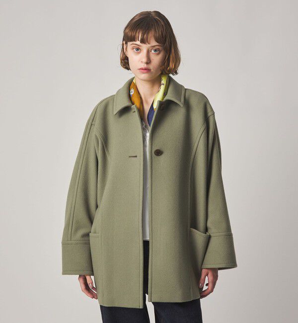 STEVEN ALAN「＜Steven Alan＞ウール ショート コート」|ステンカラーコート|
