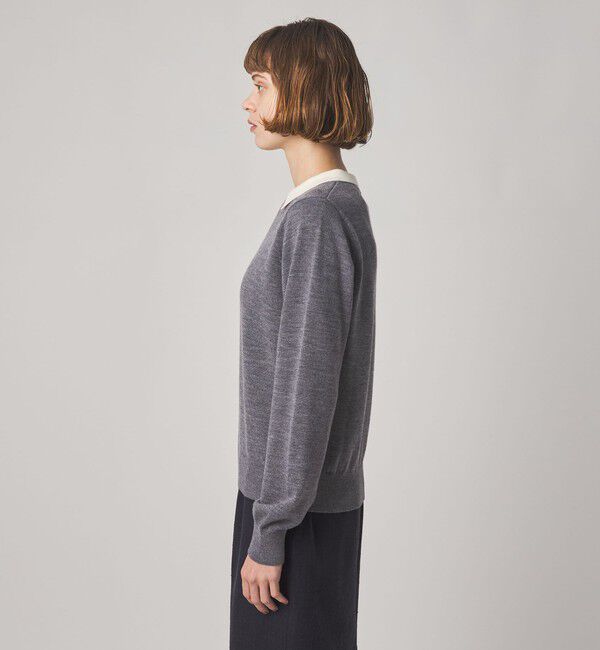 STEVEN ALAN「＜Steven Alan＞ウール ミックス ポロカラー ニット」|ニット・セーター|