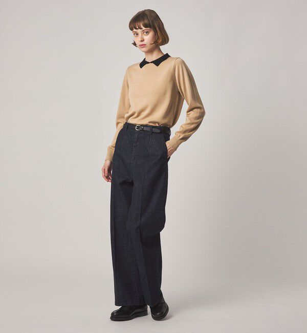 STEVEN ALAN「＜Steven Alan＞ウール ミックス ポロカラー ニット」|ニット・セーター|
