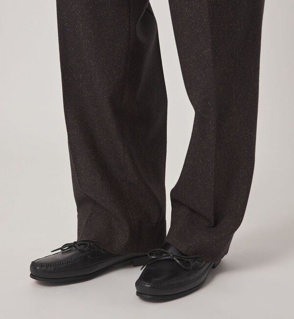 STEVEN ALAN「＜Steven Alan＞ ネップ ヘリンボーンツイード イン ツープリーツ ドレス トラウザーズ II」|スラックス|