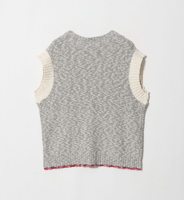 BEAUTY&YOUTH UNITED ARROWS「【別注】＜＋81BRANCA＞Vネック ニット ベスト」|ベスト・ジレ|